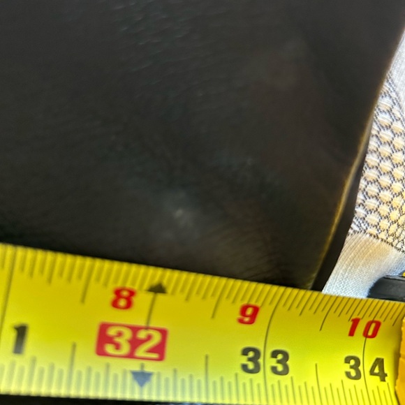 Vintage Newport News Black Leather Jeans size 12 tall EUC - Picture 6 of 6